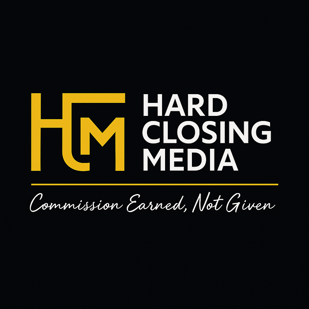 Hard Closing Media Logo - Commission Earned, Not Given.